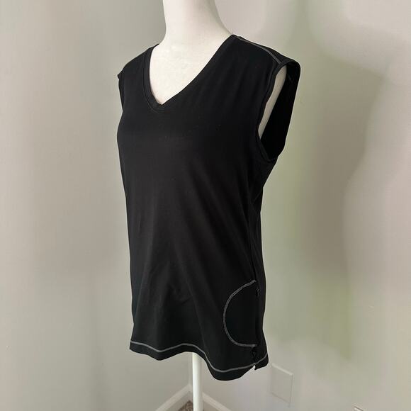 Alo black sleeveless tank top size L - Picture 3 of 10
